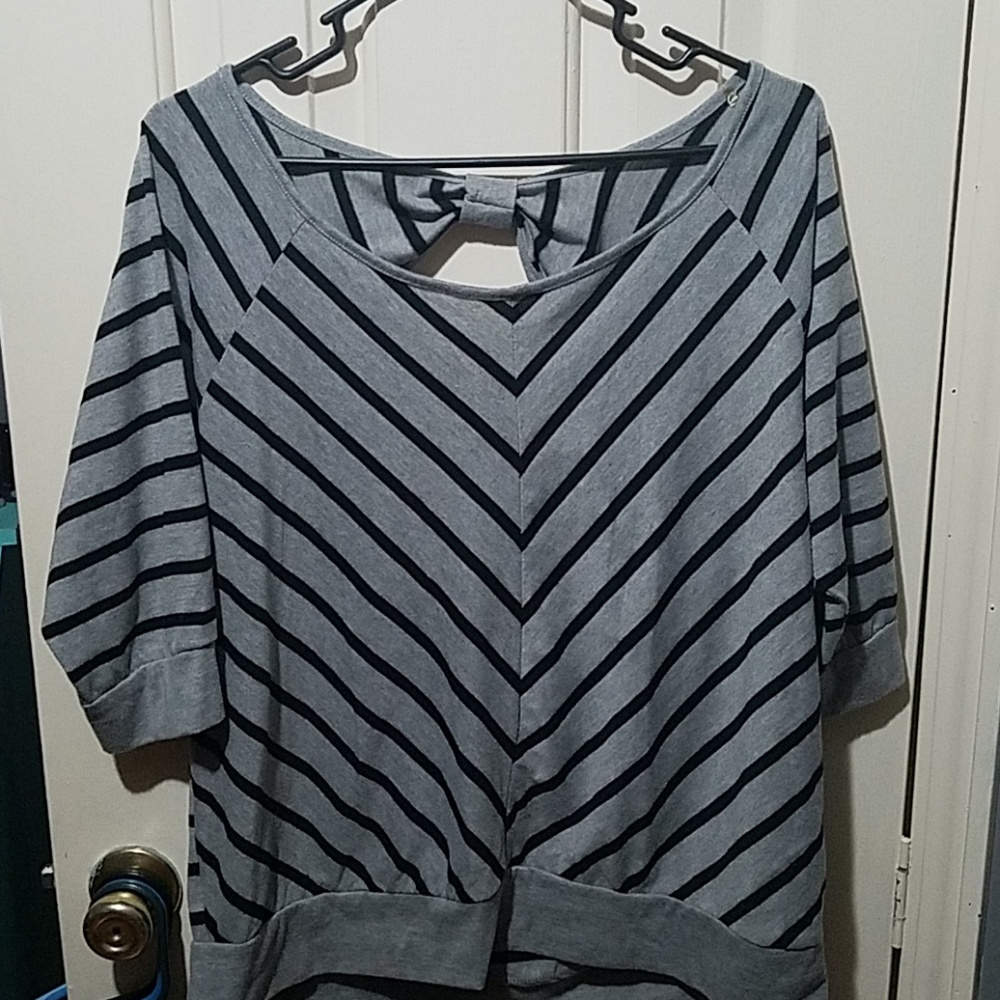 Pullover striped shirt